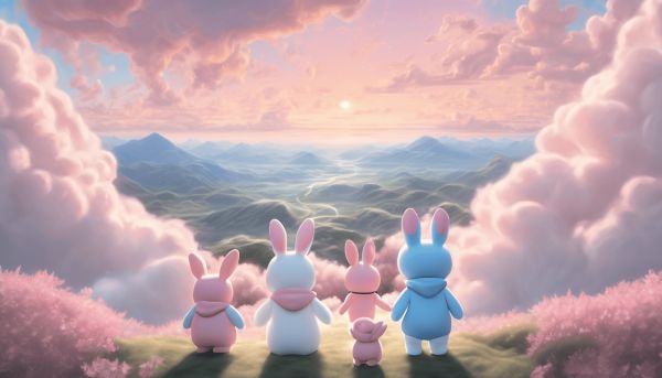 Apprendre les aventures de my melody et kuromi au pays des nuages