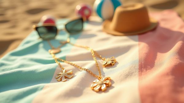 Porter le collier soleil : idées d'associations pour l'été